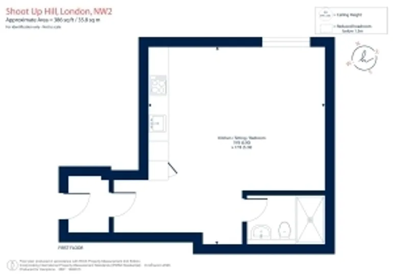 Floorplan 1 for Shoot Up Hill London NW2