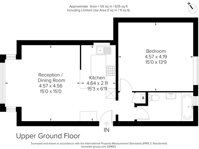Floorplan 1 for Gloucester Road Teddington TW11