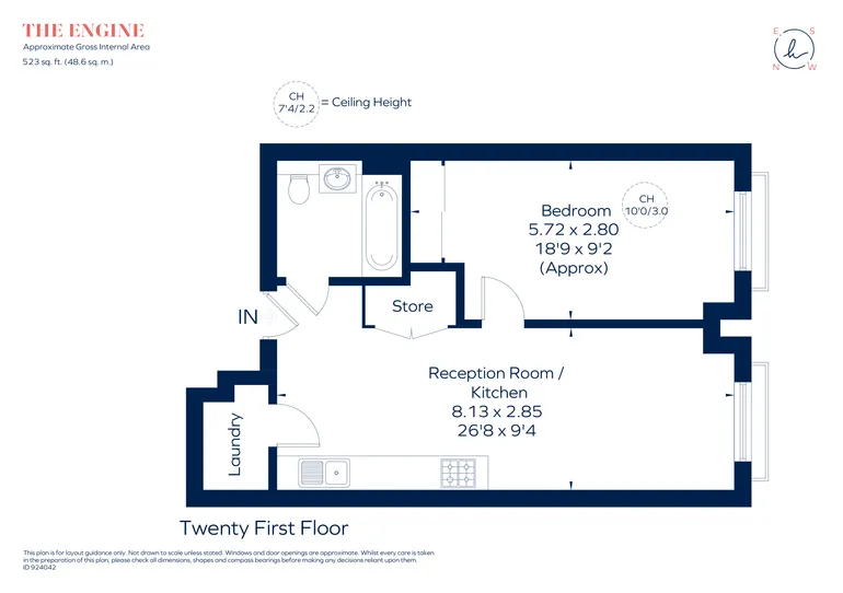 Floorplan 1 for Cherry Park Lane London E20