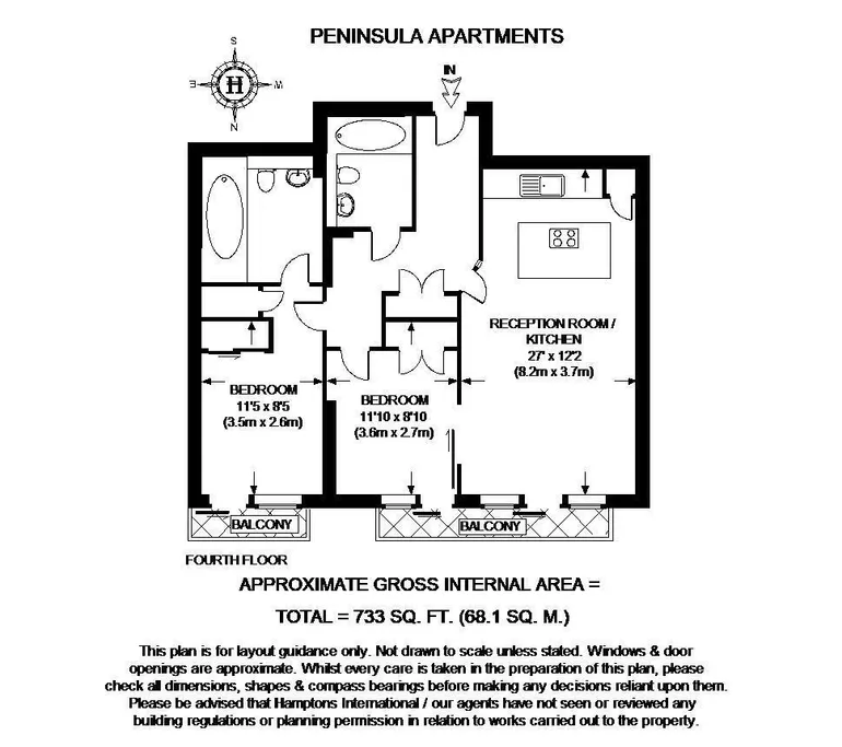 Floorplan 1 for Praed Street Paddington W2