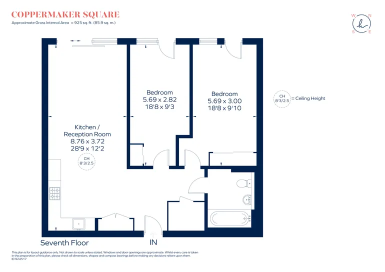 Floorplan 1 for Cherry Park Lane London E20