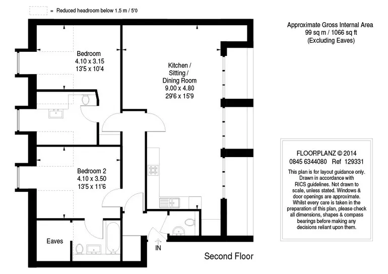 Floorplan 1 for Frances Road Windsor SL4
