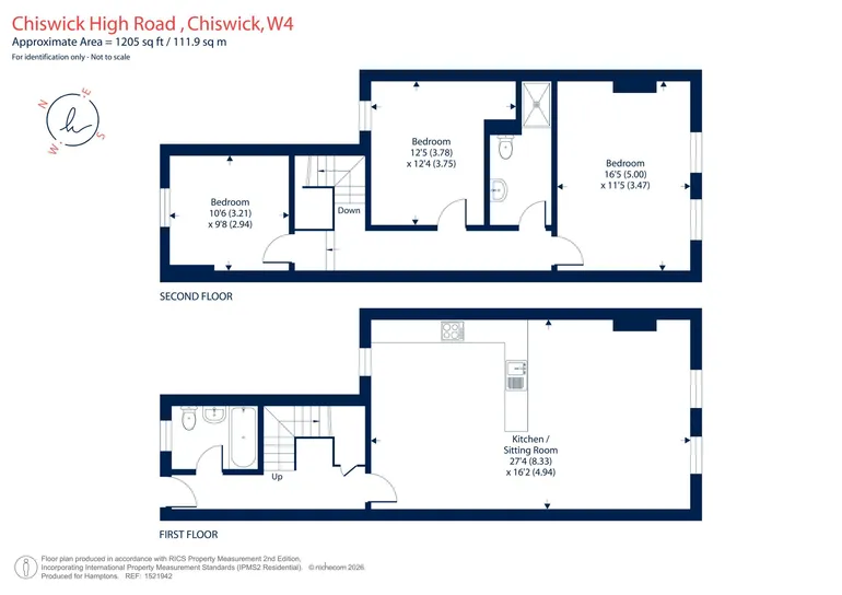 Floorplan 1 for Chiswick High Road London W4