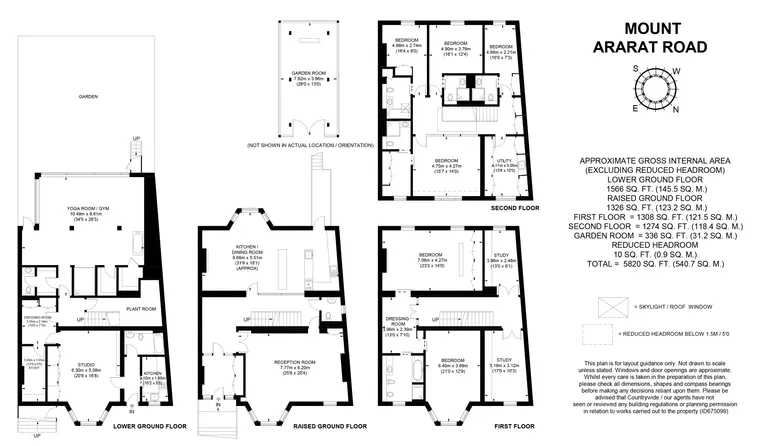 Floorplan 1 for Mount Ararat Road, Richmond, TW10