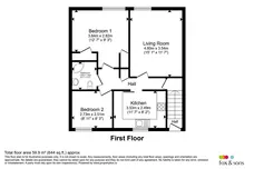 Langney Rise, Eastbourne floorplan 1 out of 1