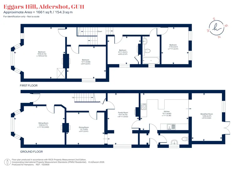 Floorplan 1 for Eggars Hill, Aldershot, GU11