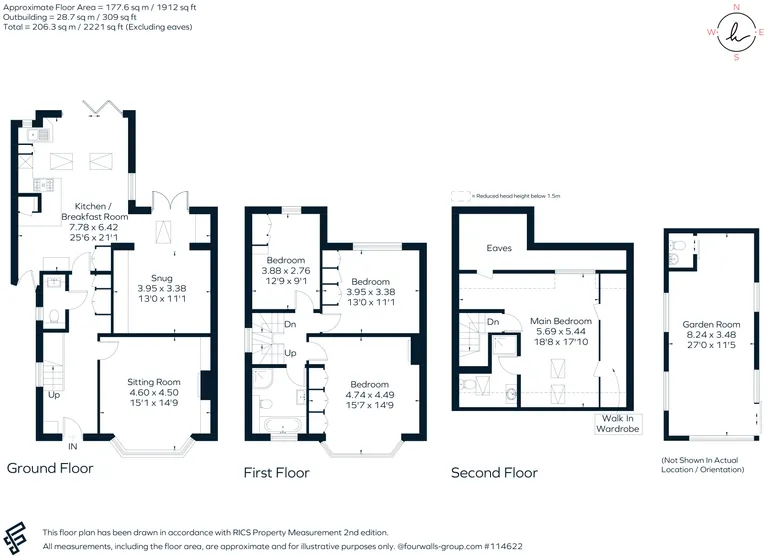 Floorplan 1 for Baring Road, BEACONSFIELD, HP9