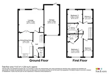 Meadowsweet Lane, Stone Cross, Pevensey floorplan 1 out of 1