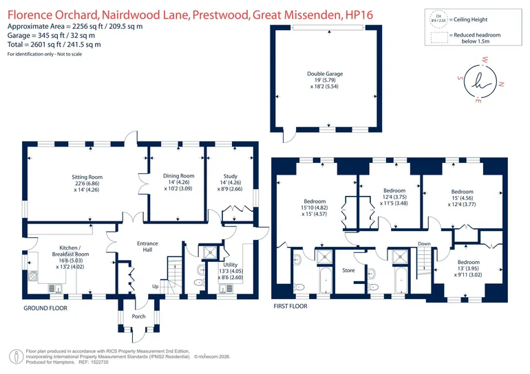 Floorplan 1 for Nairdwood Lane Great Missenden HP16
