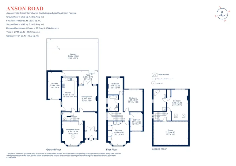 Floorplan 1 for Anson Road London NW2