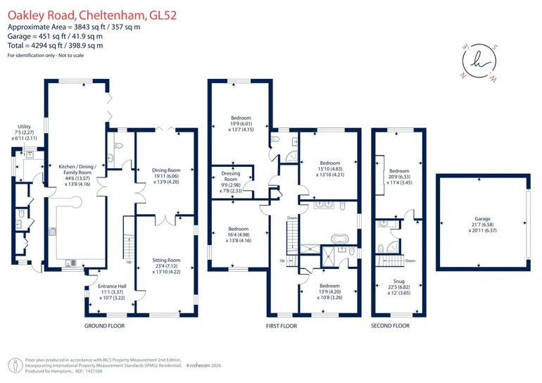 Floorplan 1 for Oakley Road, Cheltenham, GL52