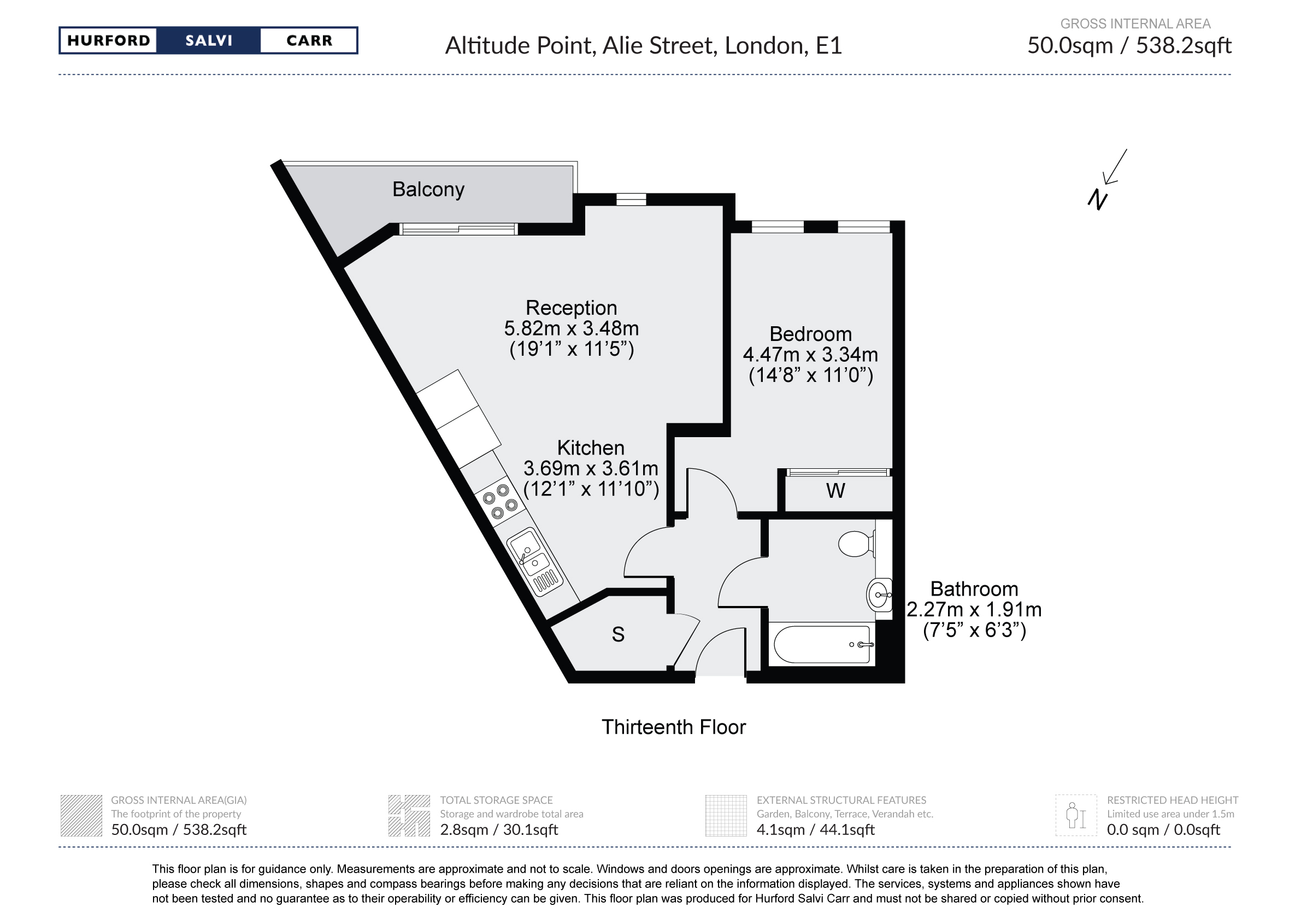 Alie Street, London, E1 floorplan