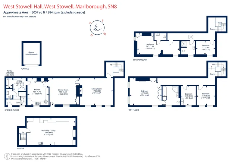 Floorplan 1 for West Stowell, Marlborough, SN8
