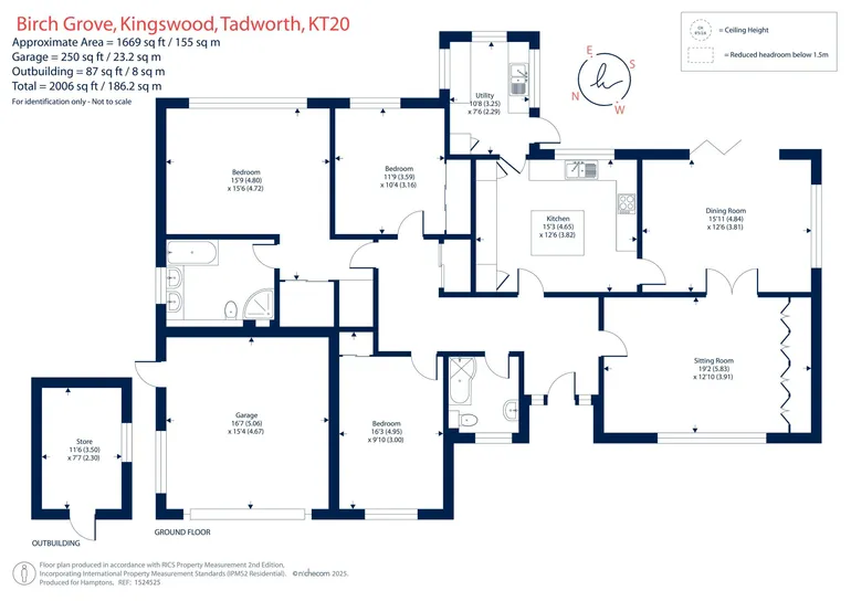 Floorplan 1 for Birch Grove, Tadworth, KT20