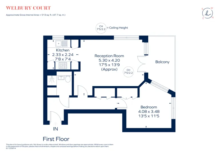 Floorplan 1 for Kingsland Road, London, E8
