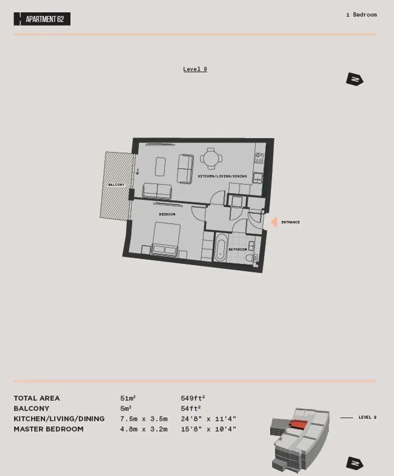 Floorplan 1 for Plough Road, London, SW11