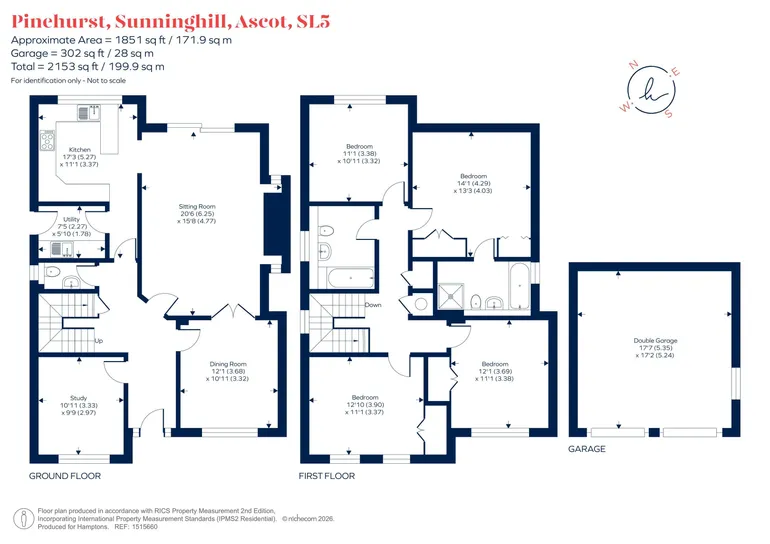 Floorplan 1 for Pinehurst, Ascot, SL5