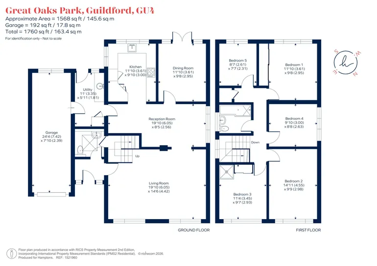 Floorplan 1 for Great Oaks Park, Guildford, GU4