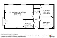 Mitchell Gardens, Axminster floorplan 1 out of 1