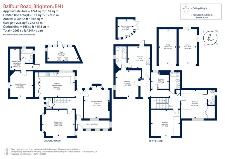 Floorplan 1 for Balfour Road, Brighton, BN1