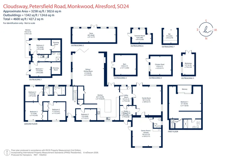 Floorplan 1 for Petersfield Road, Monkwood, SO24