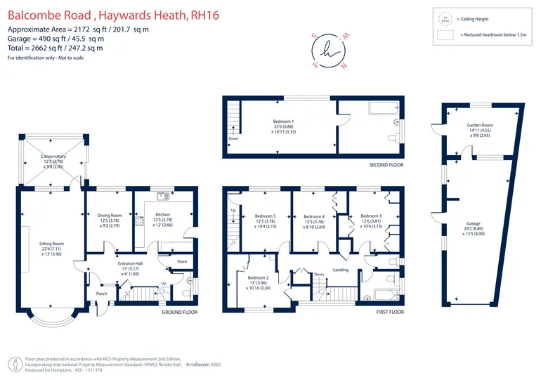 Floorplan 1 for Balcombe Road Haywards Heath RH16