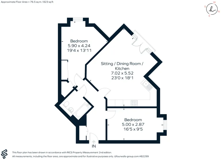 Floorplan 1 for Limes Close Redhill RH1