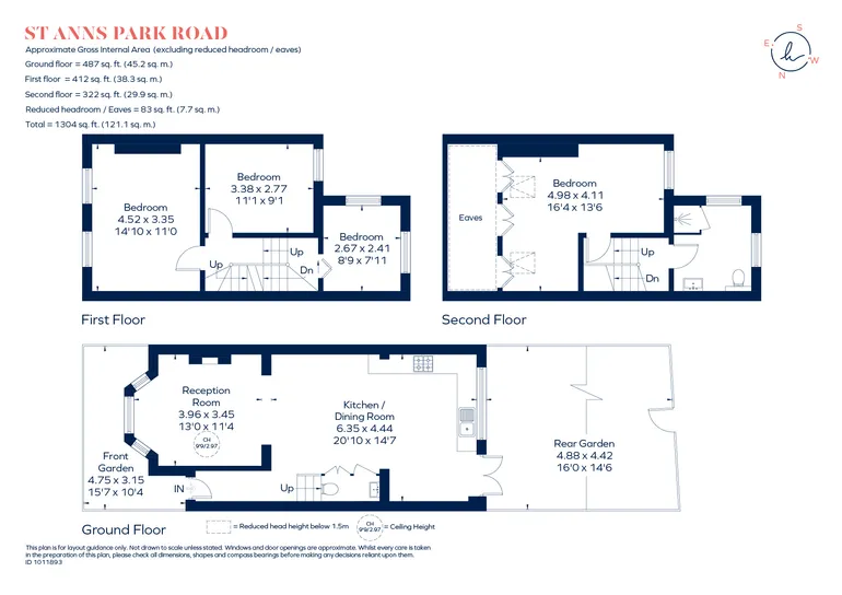 Floorplan 1 for St. Ann's Park Road London SW18