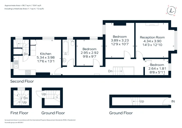 Floorplan 1 for Tamworth Street London SW6