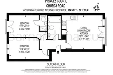 Church Road, MITCHAM floorplan 1 out of 1
