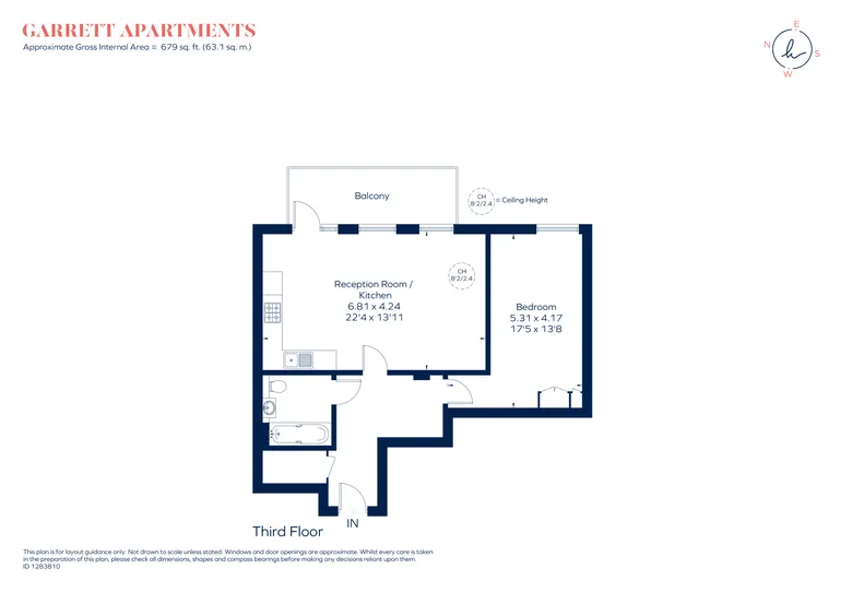 Floorplan 1 for Ravensbury Terrace London SW18