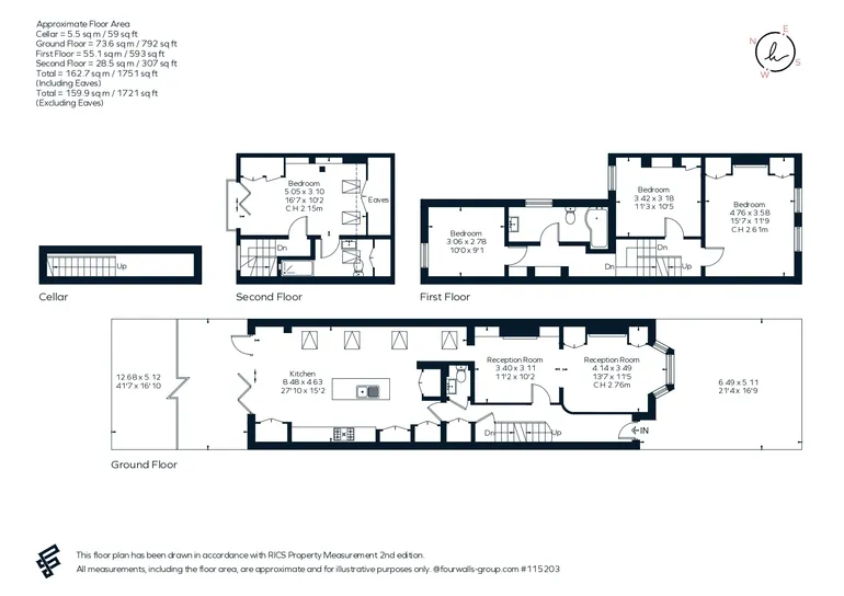 Floorplan 1 for Upland Road, London, SE22