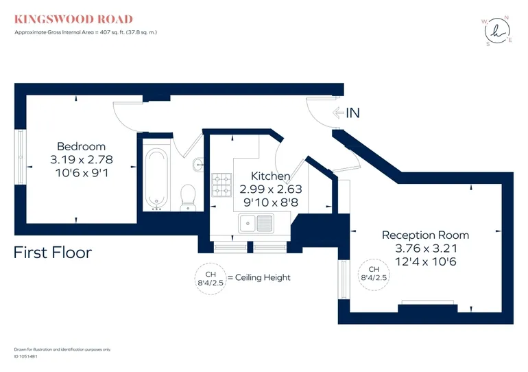 Floorplan 1 for Kingswood Road, London, SW2