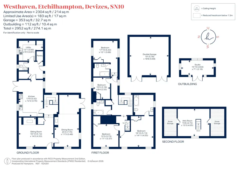Floorplan 1 for Etchilhampton, Devizes, SN10