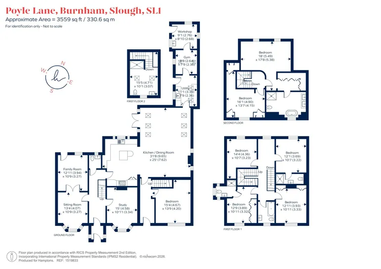 Floorplan 1 for Poyle Lane, Burnham, SL1