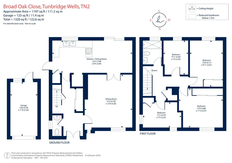 Floorplan 1 for Broad Oak Close Tunbridge Wells TN2