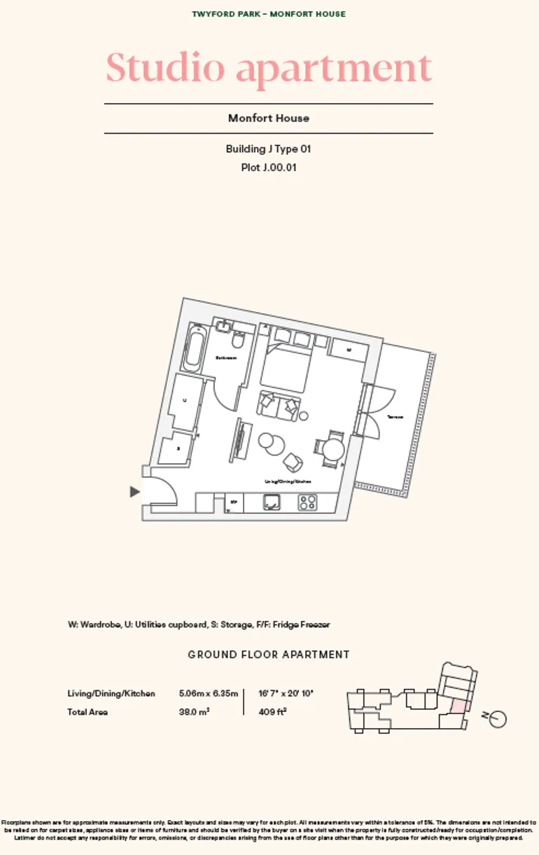 Floorplan 1 for Twyford Abbey Road, London, NW10