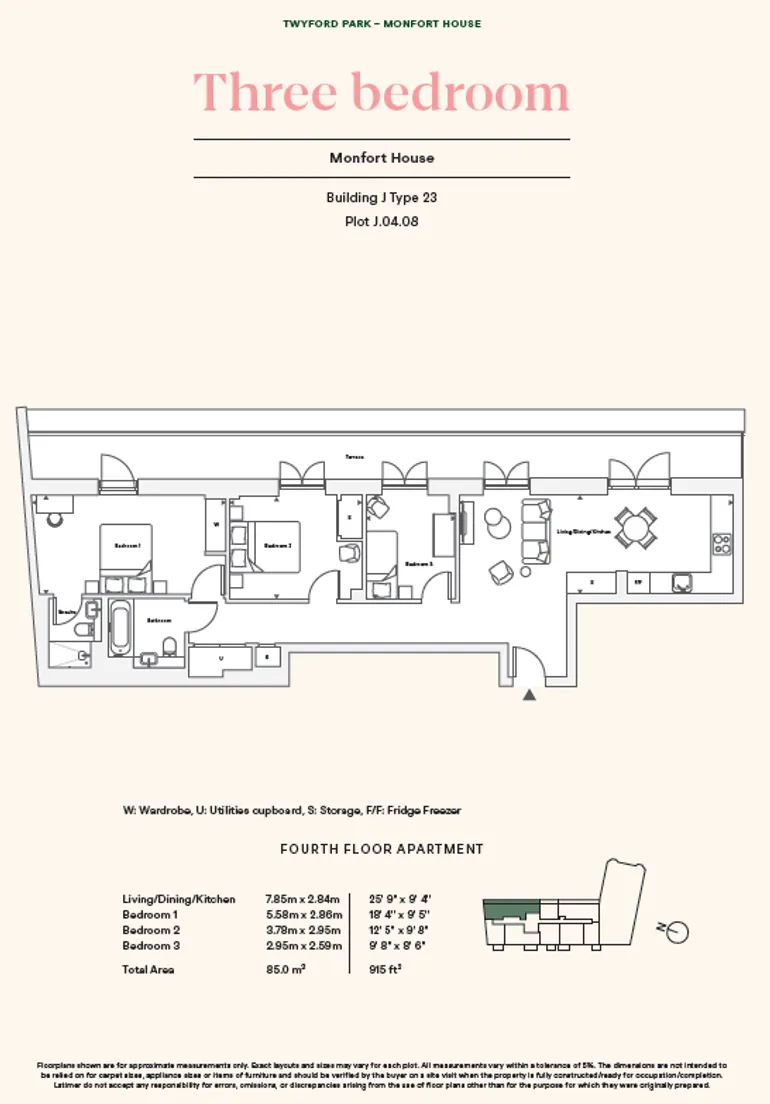 Floorplan 1 for Twyford Abbey Road, London, NW10