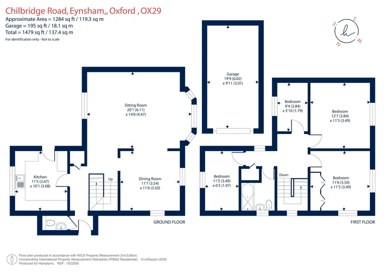 Floorplan 1 for Chilbridge Road, Eynsham, OX29