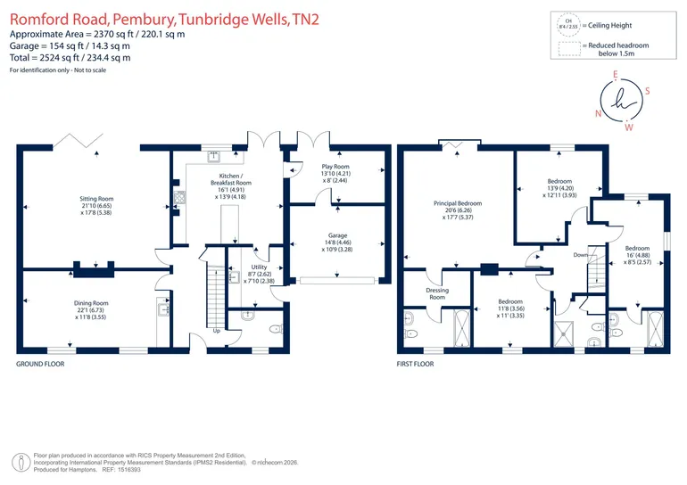 Floorplan 1 for Romford Road, Tunbridge Wells, TN2
