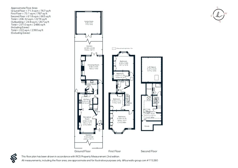 Floorplan 1 for Woodwarde Road, London, SE22