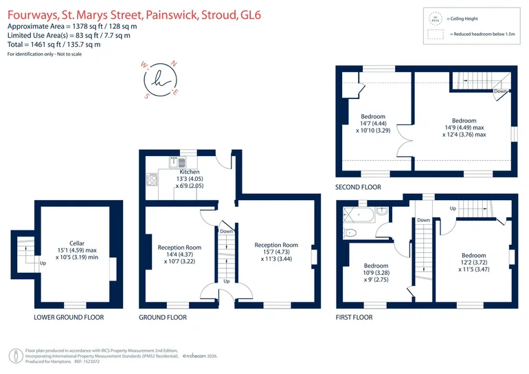 Floorplan 1 for St. Marys Street, Painswick, Stroud, GL6