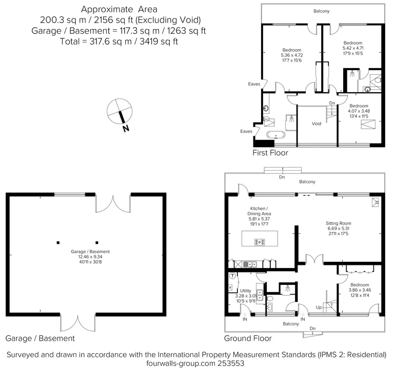 Floorplan 1 for Ham Island, Old Windsor, SL4