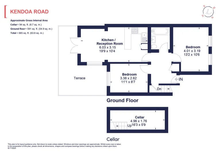 Floorplan 1 for Kendoa Road London SW4
