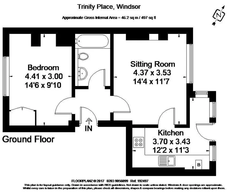 Floorplan 1 for Trinity Place Windsor SL4