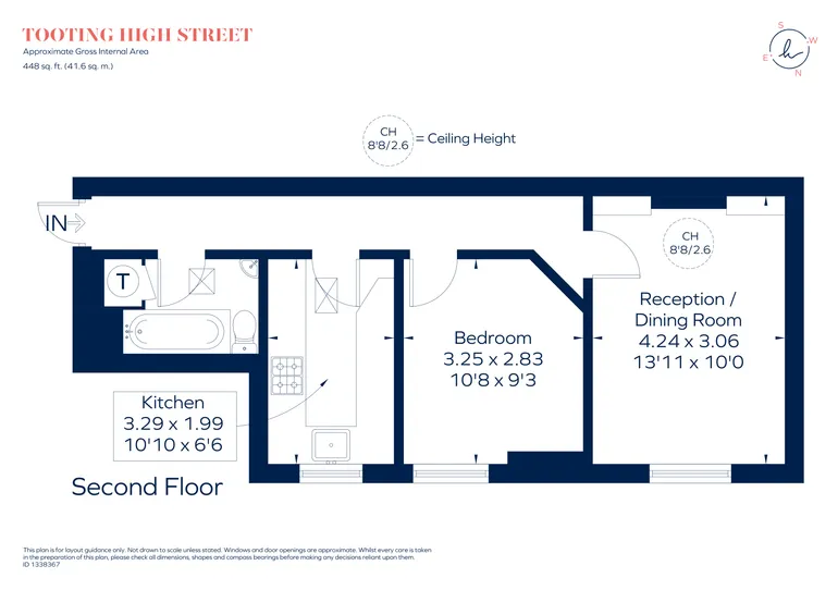 Floorplan 1 for Tooting High Street London SW17