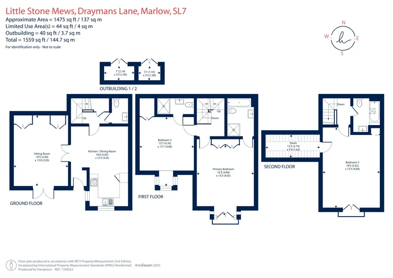 Floorplan 1 for Draymans Lane, Marlow, SL7