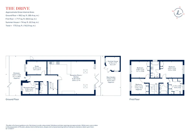Floorplan 1 for The Drive, London, SW20