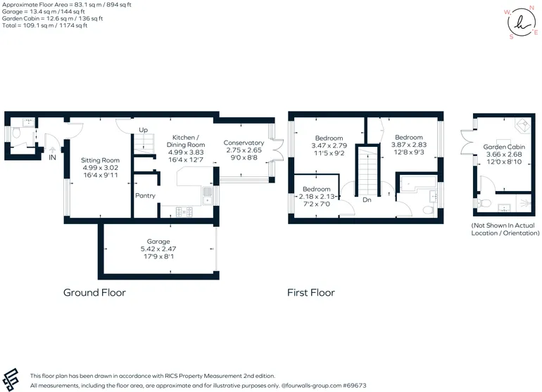 Floorplan 1 for Sagecroft Road, Thatcham, RG18