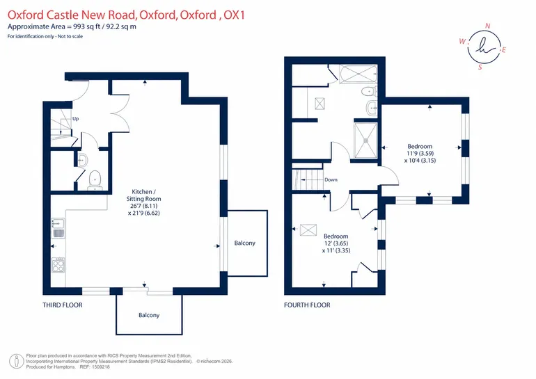Floorplan 1 for New Road, Oxford, OX1